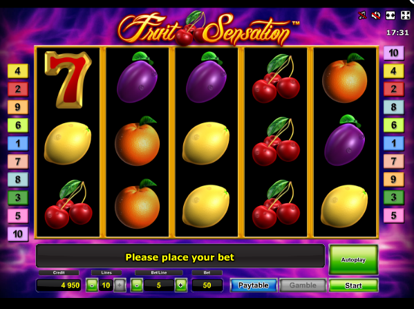 Fruit Sensation Slot Machine