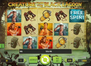 online creature from the black lagoon slot