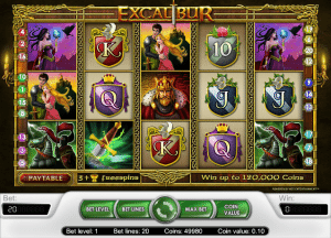Excalibur slot machine online