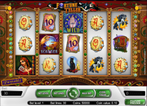 Online fortune teller slot machine