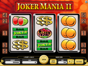 Joker Mania II Online Slot Machine