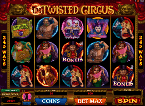 online the twisted circus slot machine