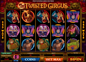 online slot the twisted circus