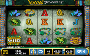 Mayan treasures Online Slot Machine Game
