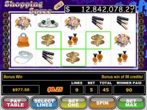 Shopping Spree Online Slot Machine