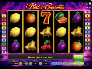 Online Slot Machine Fruit Sensation
