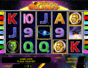 Online Golden Planet Slot Machines