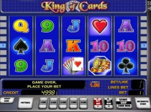 Online Slot Machines King of Cards