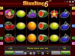 Online Slot Machine Sizzling 6
