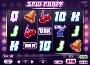 Online Slot Machine Spin Party