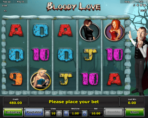 Online “Bloody Love” slot machine game to play