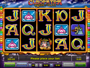 Cleopatra Queen of Slots Online Slot Machine