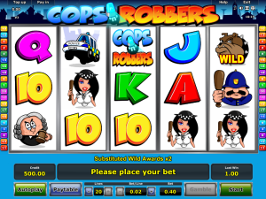 Cops and Robbers Novomatic Online Slot Machine