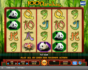 Play Slot 100 Pandas Online