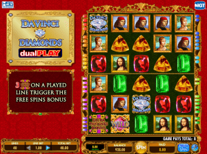 Play Slot Da Vinci Diamonds Dual Play Online