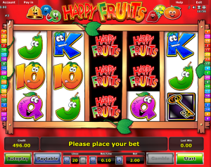 Slot Machine Happy Fruits Online