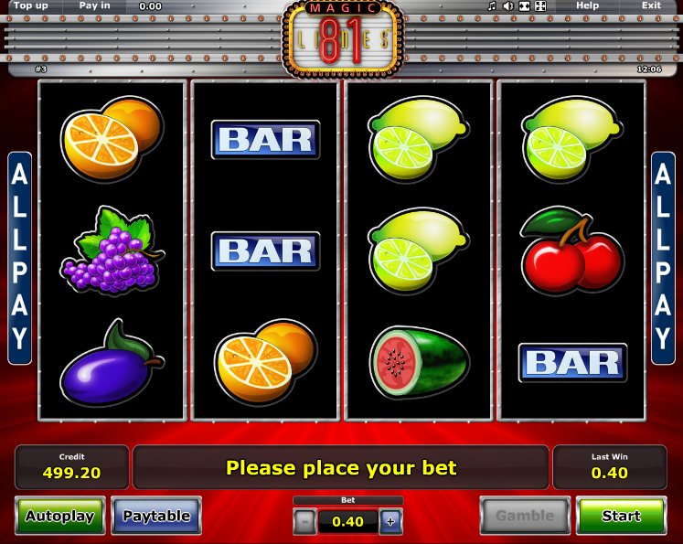 Slot machine 81