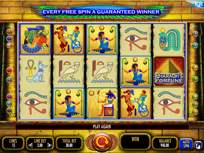 Pharaohs Fortune Slot Machine Free