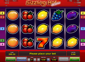Online Slot Machine Sizzling Hot Deluxe