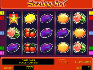 Online Slot Sizzling Hot