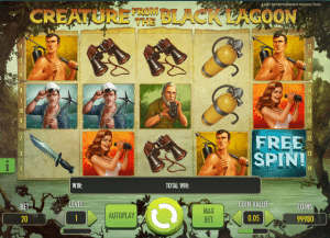 Creature from the black lagoon slot online