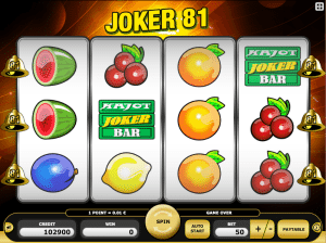 Online Slot Joker 81 from Kajot Casino