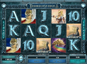 Thunderstruck II online slot machine