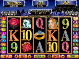 Online Diamond Dozen Slot Machine
