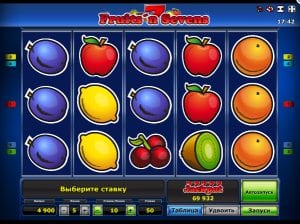 Online Slot Fruits and Sevens Machine