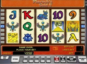 Online Slot Machines Pharaoh´s Gold II