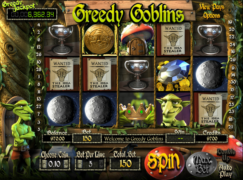 игровой автомат greedy goblins betsoft
