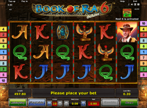 Book of Ra 6 Deluxe Online Novomatic Slot
