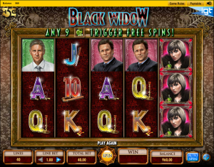 Slot Machine Black Widow Online