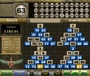 Slot Machine Pharaohs Bingo Online