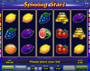 Online Slot Spinning Stars