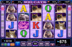 Play Slot 100 Cats Online