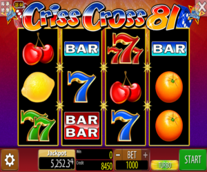 Online Slot Machine Criss Cross 81