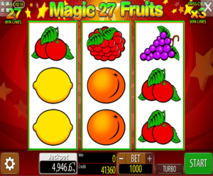 Online Magic Fruits 27 Slot