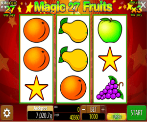Online Magic Fruits 27 Slot