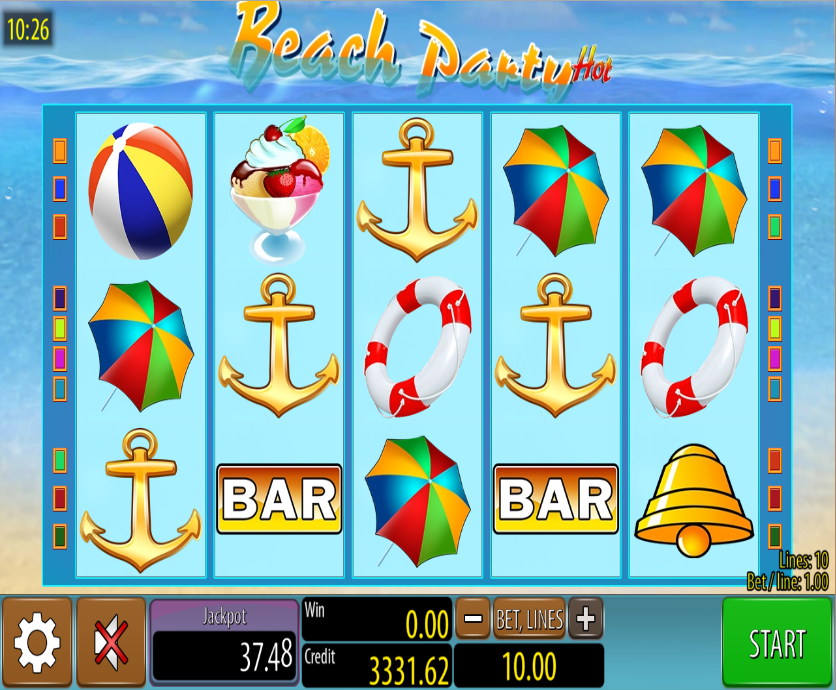 Beach Party Hot Slot Machine