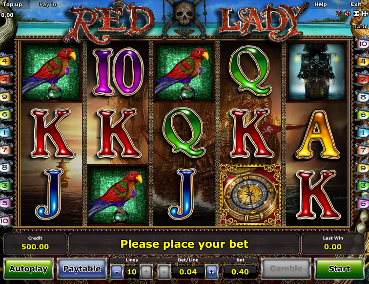 Slot machines online red lady Hotline